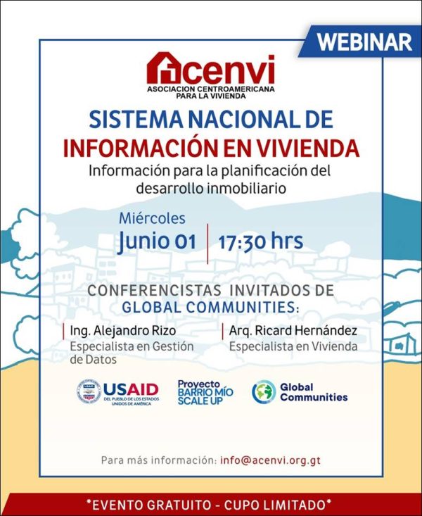 Webinar Sistema Nacional de Información en Vivienda – ACENVI