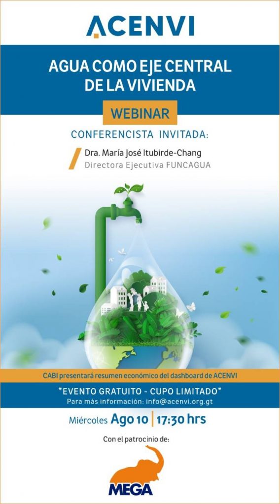 Webnar ACENVI Agua como eje central de la vivienda – ACENVI
